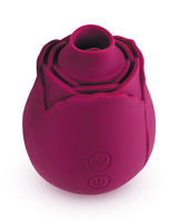 Skins - Rose Buddies Rose Flutterz Clitoral Vibrator (Red) - Red