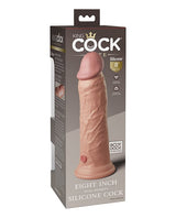 Pipedream - King Cock Elite Dual-Density Silicone Suction Dildo (Beige) - Beige / 20.3 cm