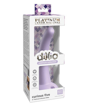 Pipedream - Dillio Platinum Silicone Dildo - Purple / 12.7 cm