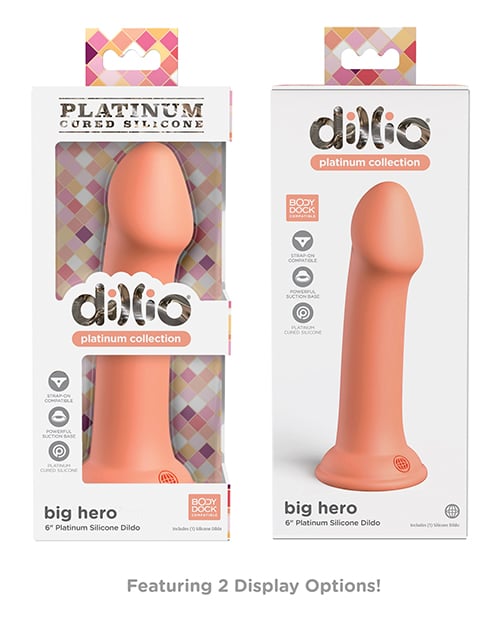 Pipedream - Dillio Platinum Silicone Dildo - Beige / 15.2 cm