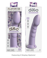 Pipedream - Dillio Platinum Silicone Dildo - Purple / 20.3 cm