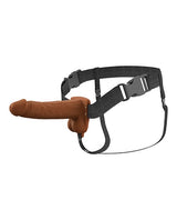 Pipedream - Fantasy X-Tensions Elite Vibrating Hollow Strap-On - Brown / 17.8 cm