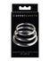 Sportsheets - Metal Harness O-Ring Set of 3 - Metallic