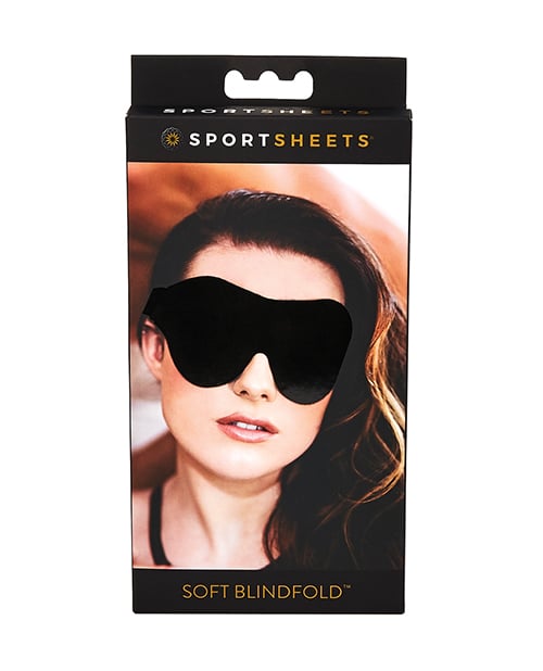 Sportsheets - Soft Sensory Blindfold (Black) - Black
