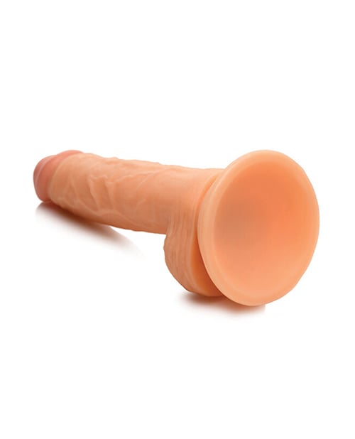 Curve Novelties - Swimming Simon 17.8 cm Suction Dildo (Beige) - Beige / 17.8 cm