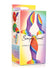 Curve Novelties - Simply Sweet Rainbow Silicone Anal Plug Set - Multi Colour