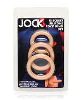 Curve Novelties - Jock Silicone Cock Ring Set of 3 - Beige