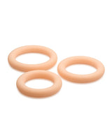 Curve Novelties - Jock Silicone Cock Ring Set of 3 - Beige