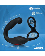 Curve Novelties - Jock Gyrating Prostate Vibrator with C-Ring (Black) - Black