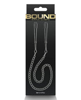 NS Novelties - Bound DC3 Nipple Clamps (Gunmetal) - Metallic