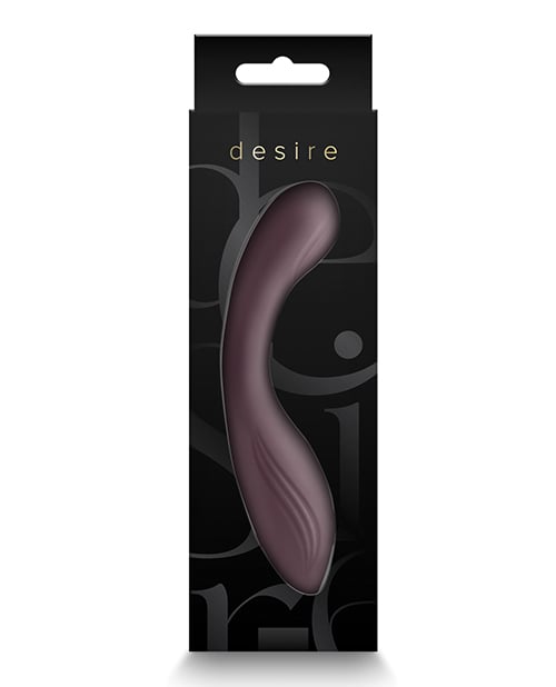 NS Novelties - Desire Pure Rechargeable G-Spot Vibrator (Brown) - Brown