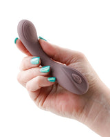 NS Novelties - Desire Pure Rechargeable G-Spot Vibrator (Brown) - Brown