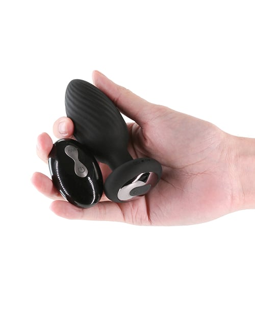 NS Novelties - Renegade Alpine 2.0 Remote-Control Gyrating Anal Plug (Black) - Black