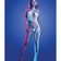 Fantasy Lingerie - Lights Get Low Floral Bodystocking & Panty (White) - White / One Size