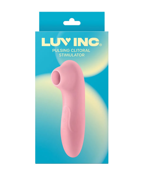 Luv Inc. - Pulsing Suction Clitoral Stimulator (Pink) - Pink