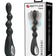 Pretty Love - Federer Rechargeable Beaded Anal Vibrator (Black) - Black