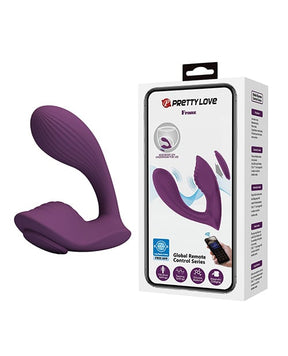 Pretty Love - Franz Magnetic App-Controlled Panty Vibrator (Purple) - Purple