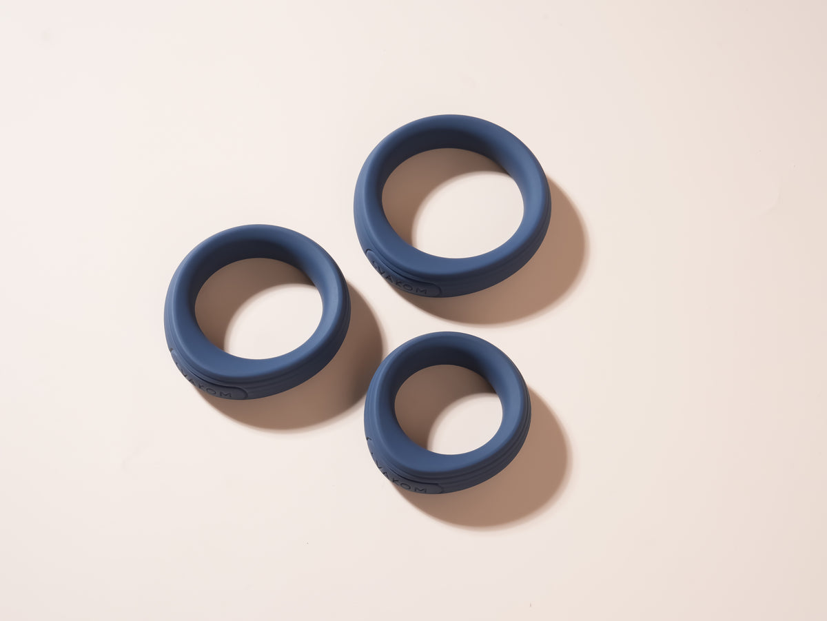 Svakom - Triooo Silicone Cock Ring Set of 3
