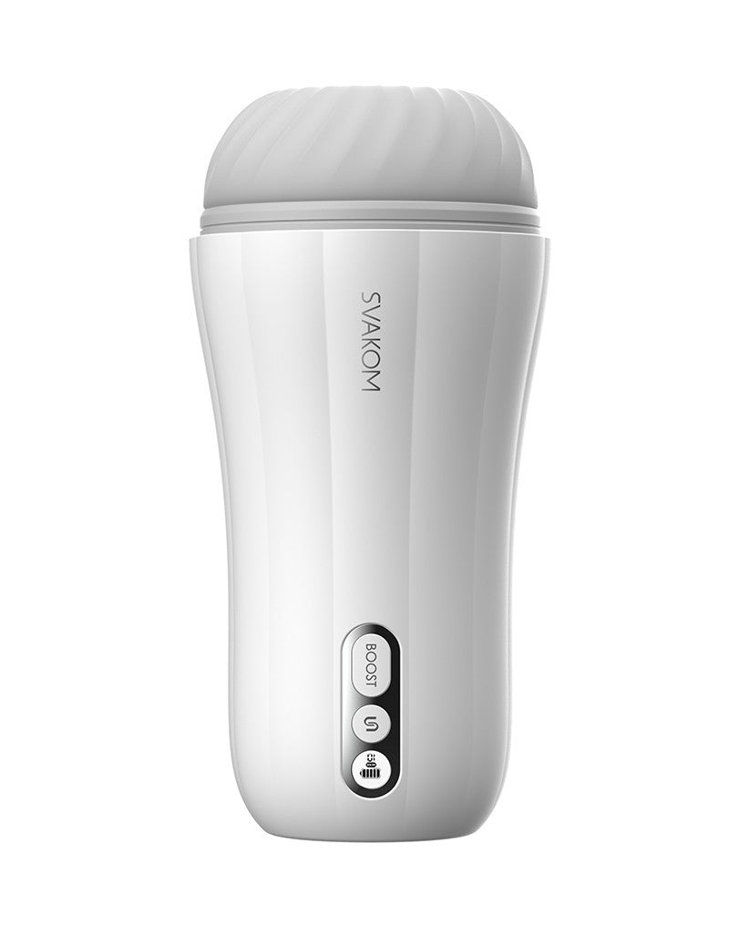 Svakom - Robin Rechargeable Vibrating Stroking Masturbator