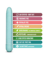 Blush Novelties - Gaia Biodegradable Vibrator - Blue
