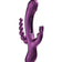Honey Play Box - Trilux 4-in-1 Rabbit Vibrator with Anal Beads (Purple) - Purple