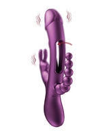 Honey Play Box - Trilux 4-in-1 Rabbit Vibrator with Anal Beads (Purple) - Purple