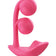 Honey Play Box - Melody Twin Balls Dual-Action Rabbit Vibrator (Pink) - Pink