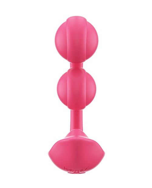 Honey Play Box - Melody Twin Balls Dual-Action Rabbit Vibrator (Pink) - Pink