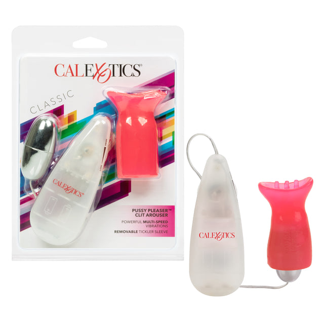 CalExotics - Pussy Pleaser Clitoral Vibrator with Bullet (Pink) - Pink