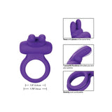CalExotics - Rockin’ Rabbit Remote-Control Vibrating Cock Ring (Purple) - Purple
