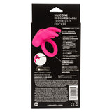 CalExotics - Triple Flicker Rechargeable Clitoral Vibrator (Pink) - Pink