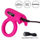 CalExotics - Triple Flicker Rechargeable Clitoral Vibrator (Pink) - Pink
