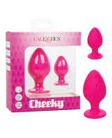 CalExotics - Cheeky Silicone Anal Plug (Pink) - Pink