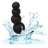 CalExotics - Boundless Beaded Anal Plug (Black) - Black