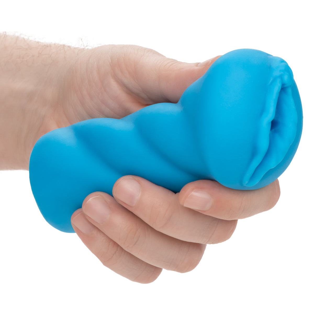 CalExotics - ANIME Textured Soft Masturbator - Blue / Bunny