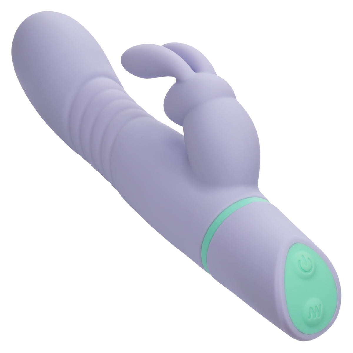 CalExotics - Love Bunny Thrusting Rabbit Vibrator (Purple) - Purple