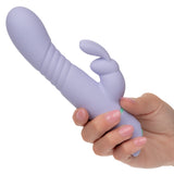 CalExotics - Love Bunny Thrusting Rabbit Vibrator (Purple) - Purple