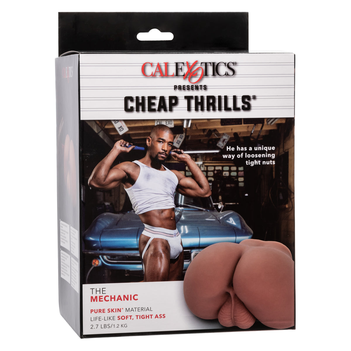CalExotics - Cheap Thrills Mechanic Ass Masturbator (Brown) - Brown