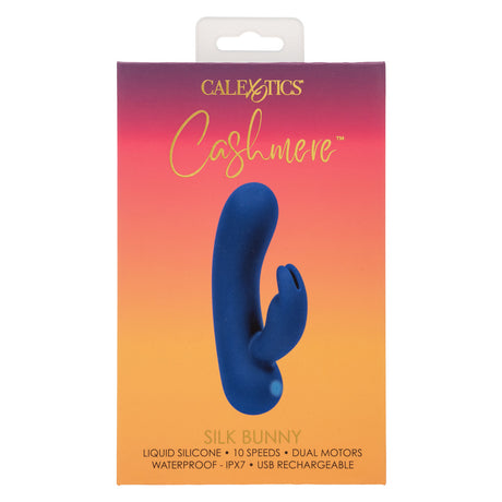 CalExotics - Cashmere Silk Bunny 可充电兔子振动器（蓝色）