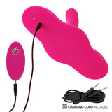 CalExotics - Triple Rider Remote-Control Wearable Couples Vibrator (Pink) - Pink