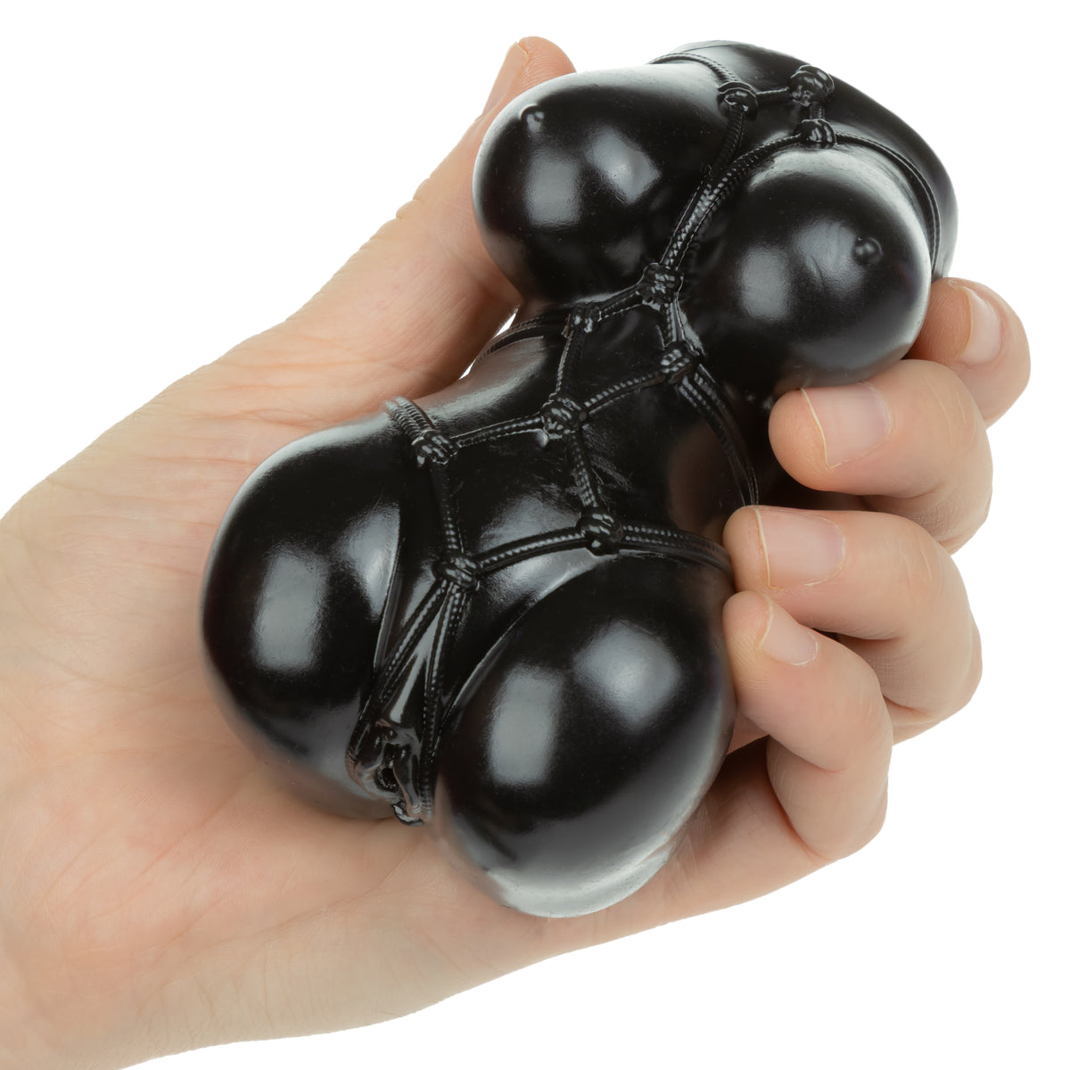 CalExotics - ANIME Textured Soft Masturbator - Black / Misty