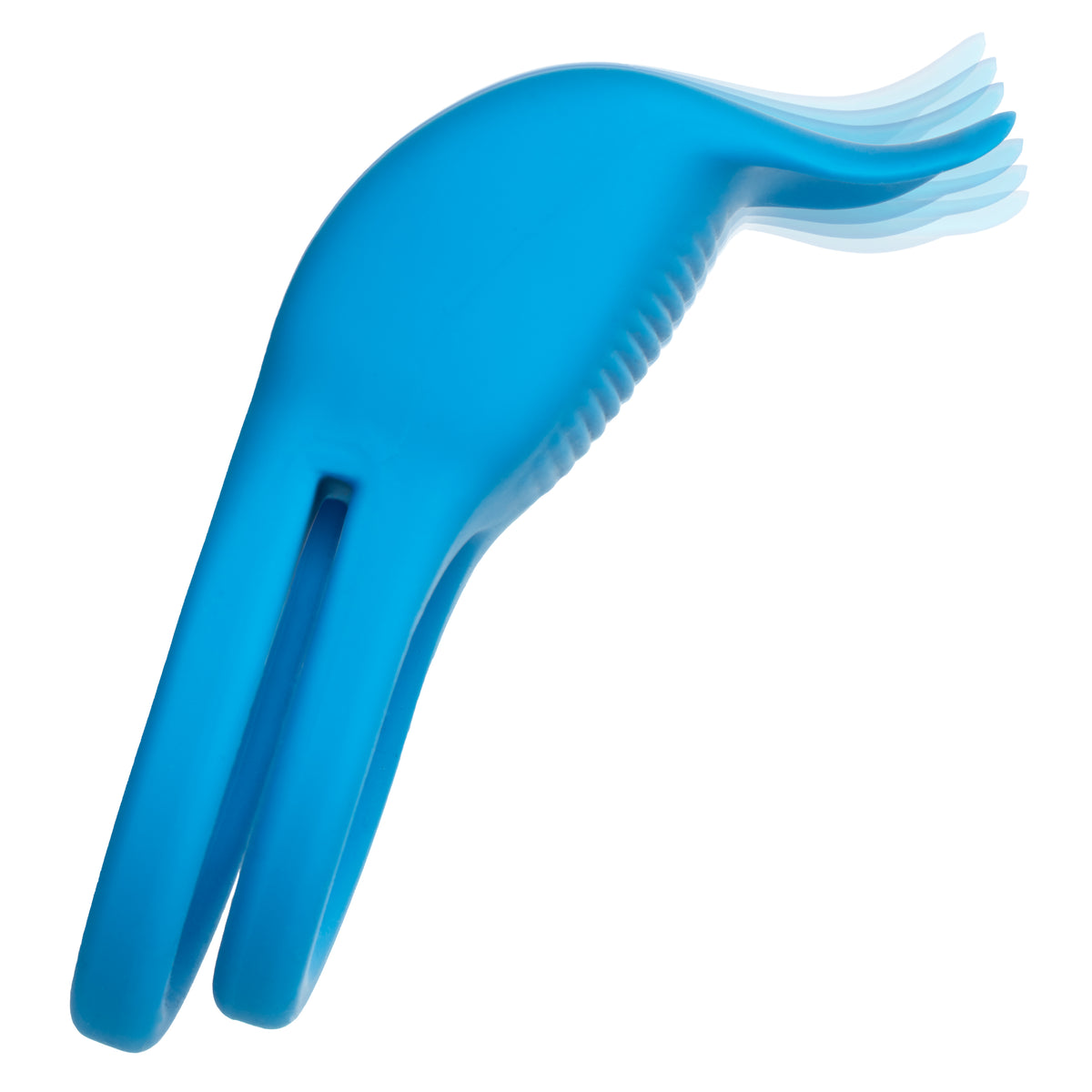 CalExotics - Rumbler Dual-Ring Vibrating Cock Ring (Blue) - Blue