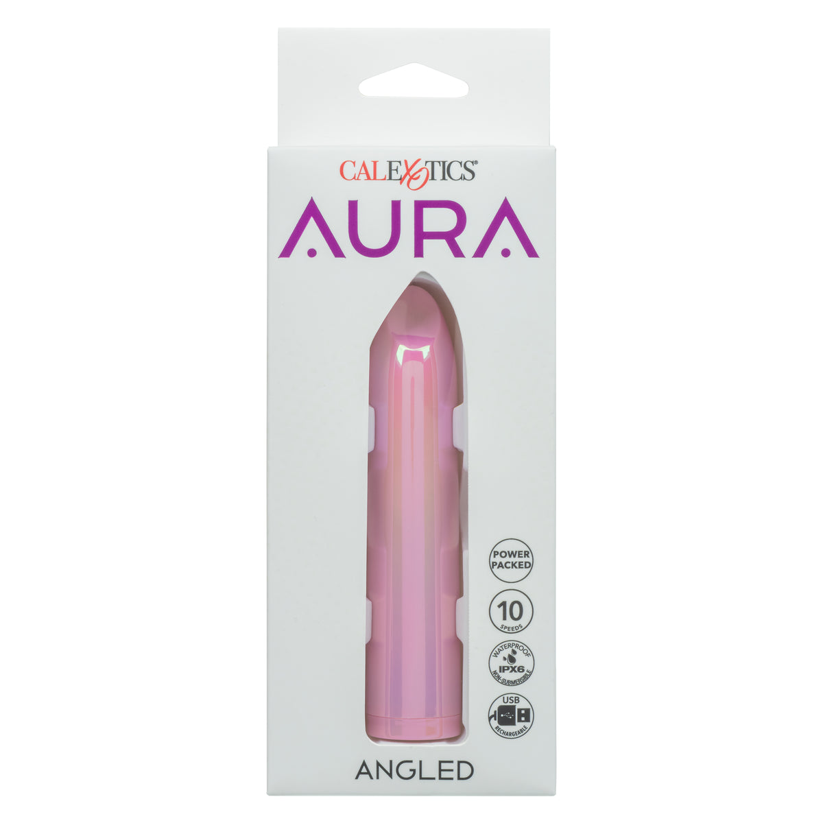 CalExotics - Aura Angled Bullet Vibrator (Pink) - Pink
