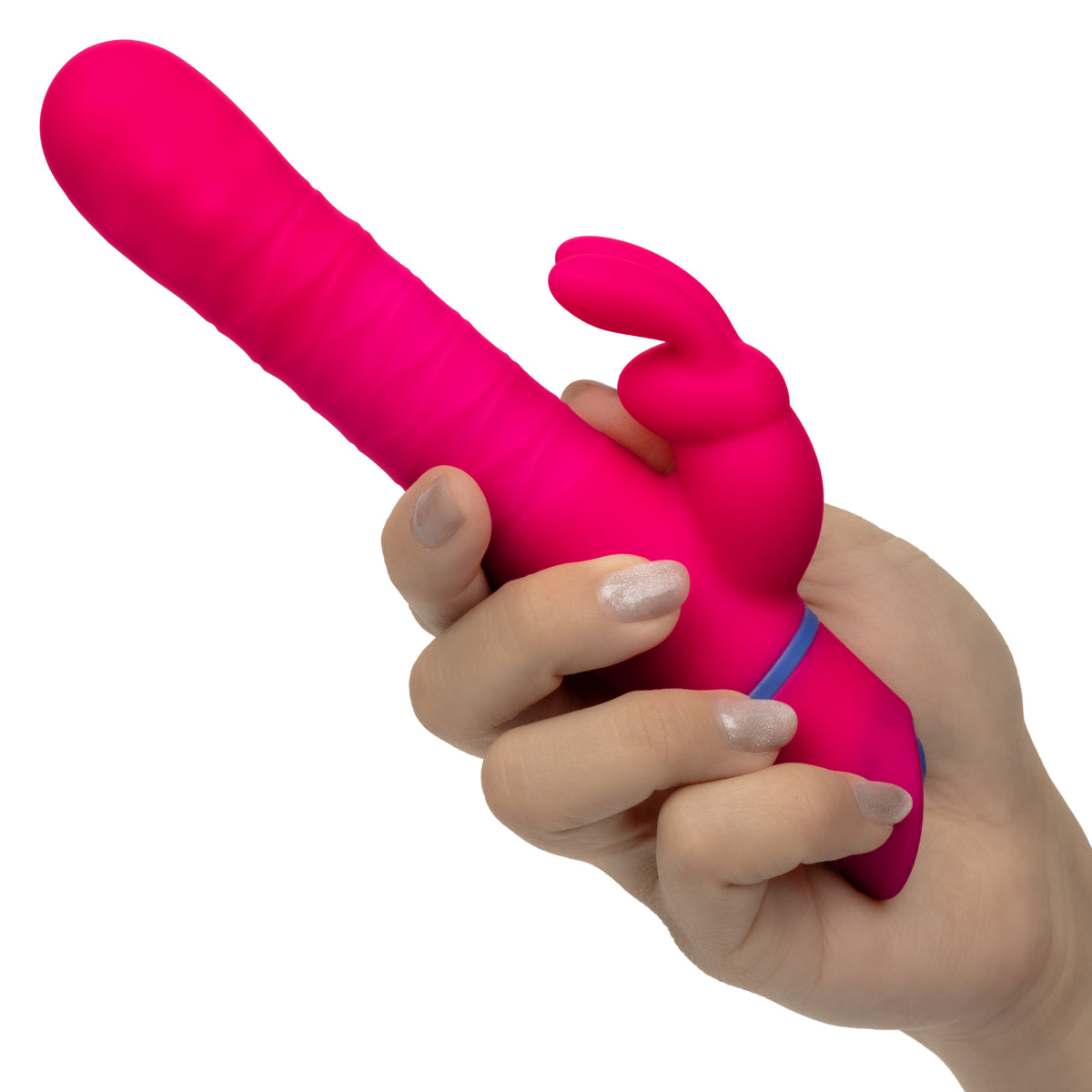 CalExotics - Love Bunny Beaded Spin Rabbit Vibrator (Pink) - Pink