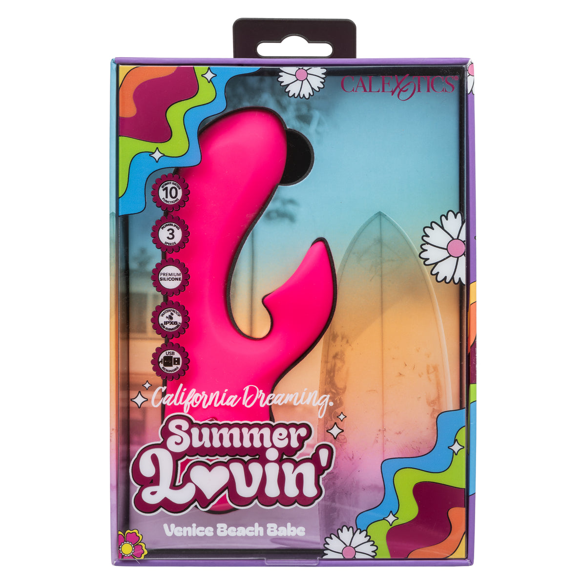 CalExotics - Summer Lovin’ Venice Beach Clitoral Vibrator (Pink) - Pink