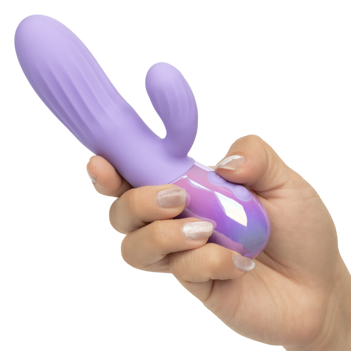 CalExotics - Aura Rotating G-Spot & Clitoral Vibrator (Purple) - Purple