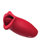 Secwell - Big Bite Vibrating & Biting Oral Masturbator (Red) - Red
