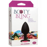 Doc Johnson - Booty Bling Small Silicone Anal Plug (Pink) - Pink / Small