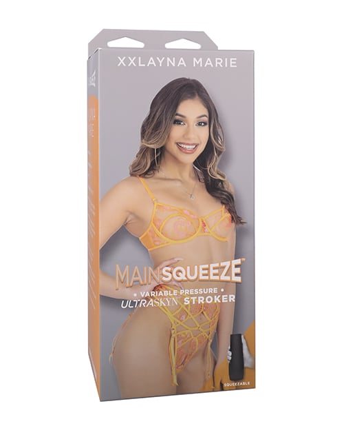 Doc Johnson - Main Squeeze Xxlayna Marie ULTRASKYN 阴道自慰器（棕色）