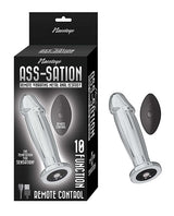 Nasstoys - Ass-sation Remote-Control Vibrating Metal Anal Plug (Silver) - Silver